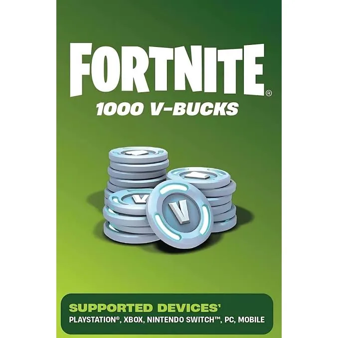 شحن Fortnite — 1,000 V-Bucks