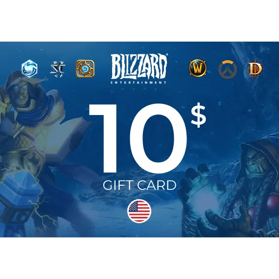 بطاقة Battle.net بقيمة 10 دولار