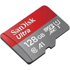 بطاقة ذاكرة MicroSD سعة 128 جيجابايت