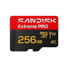 بطاقة ذاكرة MicroSD سعة 256 جيجابايت