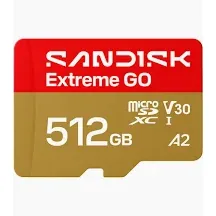 بطاقة ذاكرة MicroSD سعة 512 جيجابايت