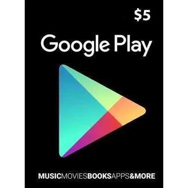 بطاقة Google Play بقيمة 5 دولار